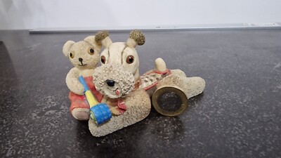 Vintage Royal Doulton Jane Hissey Old Bear & Friends Ruff's Prize Figur Schnauzer