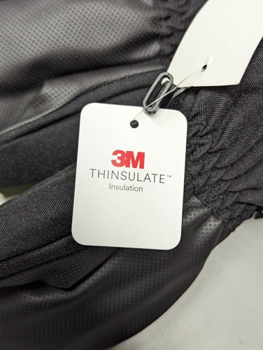 3M Thinsulate Boys Water Resistant Mitten & Hat Set - Black / Green Size S/M - Picture 4 of 4