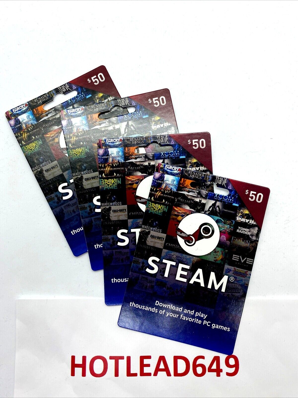 Steam $20 Giftcard, Valve [Physically Shipped Card] 