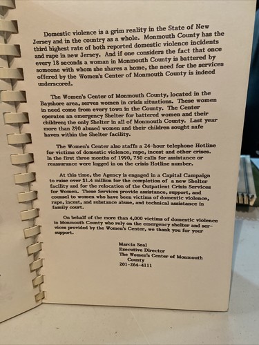 1990 Instead of Reservations A Book of Favorite Recipes Monmouth County - Picture 4 of 12