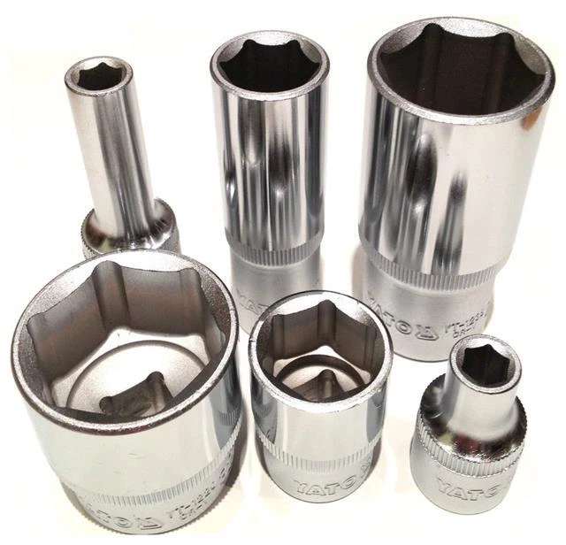 Yato heavy duty sockets 1/4" 3/8" 1/2 short & deep increased contact area 4-32mm