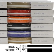 Truck Car PinStripe 1/2" (8/16") x 150' Roll Accent Pinstripe Stripe