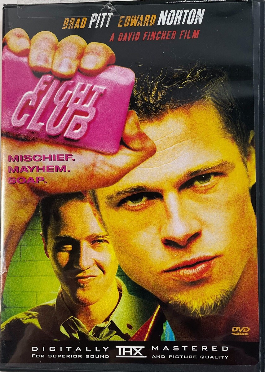 Fight Club DVD Movie 1999 Brad Pitt Edward Norton + Bonus Features