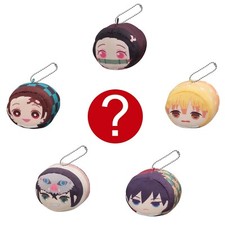 Bandai Demon Slayer Mini Marshmallow Plush Keychain Anime Japan Gashapon Figure