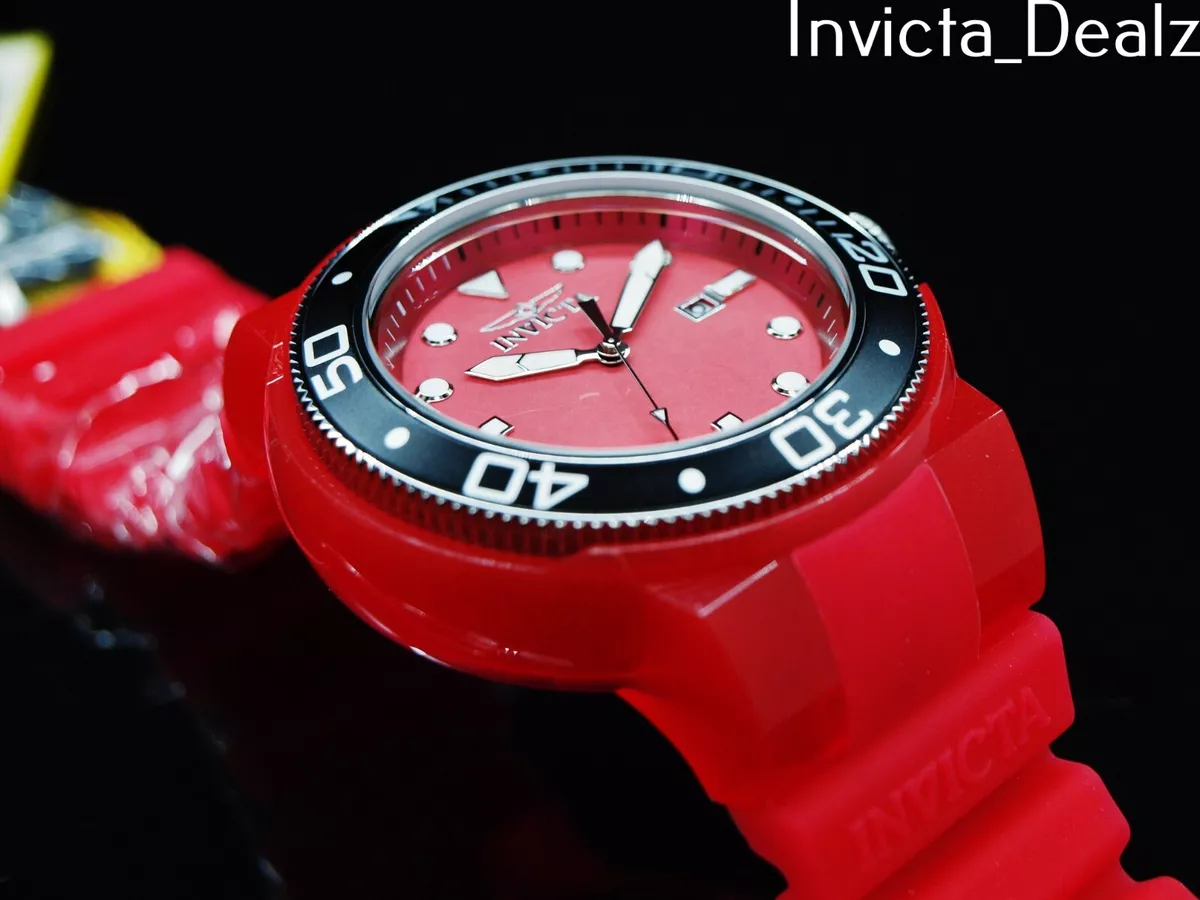 Invicta red shop face mens watches