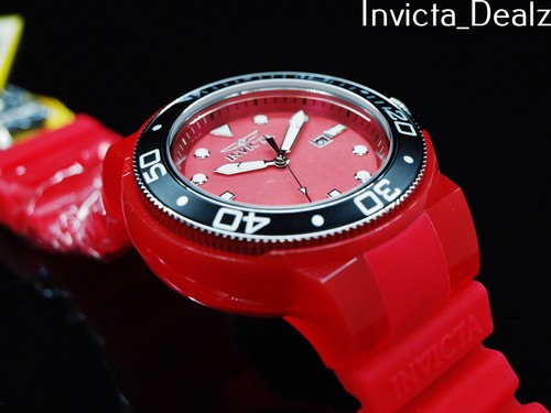 Reloj Invicta para hombre 52 mm GRAND PRO DIVER III ANATÓMICO NEÓN BRILLO con correa de caja roja SS - Imagen 2 de 11