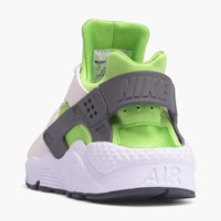 Nike Air Huarache Run 10.5 Action Green Orange White Men  display picture 2