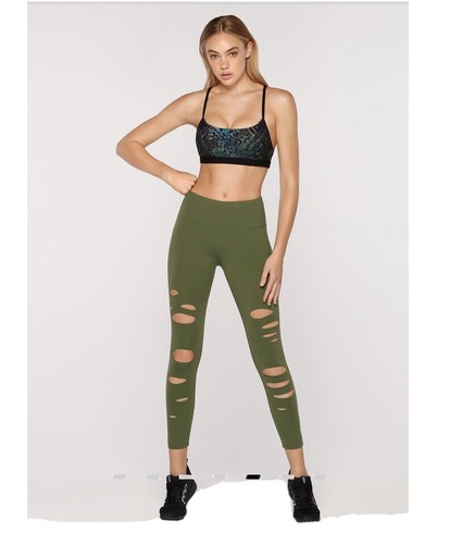 Lorna Jane Amazons Slashed A/B Tights M 