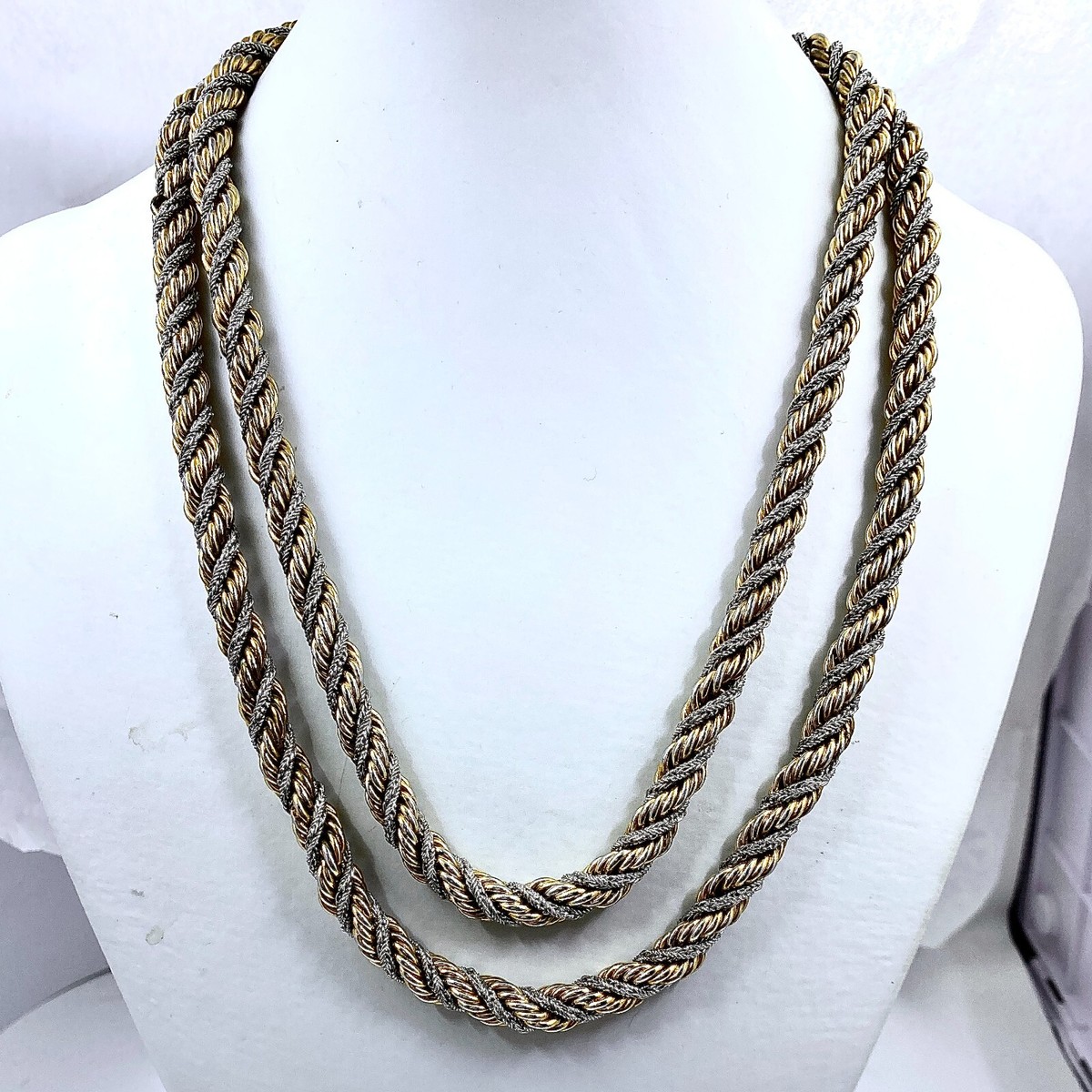 Vintage GROSSE Germany 1969 Gold and Silver Necklace | eBay