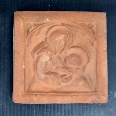 Alhambra Kilns Holy Mother & Child Tile