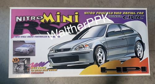 New Rare HPI Nitro Mini RS4 HONDA CIVIC 1/10th RC Racing Car Kit w/HOP-UP Parts