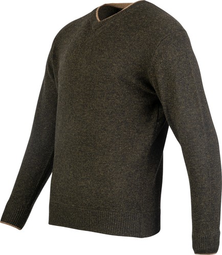 JERSEY DE PUNTO JACK PYKE ASHCOMBE 100 % LANA DE CORDERO CUELLO EN V PARA HOMBRE S-3XL CAZA TIRO - Imagen 12 de 20