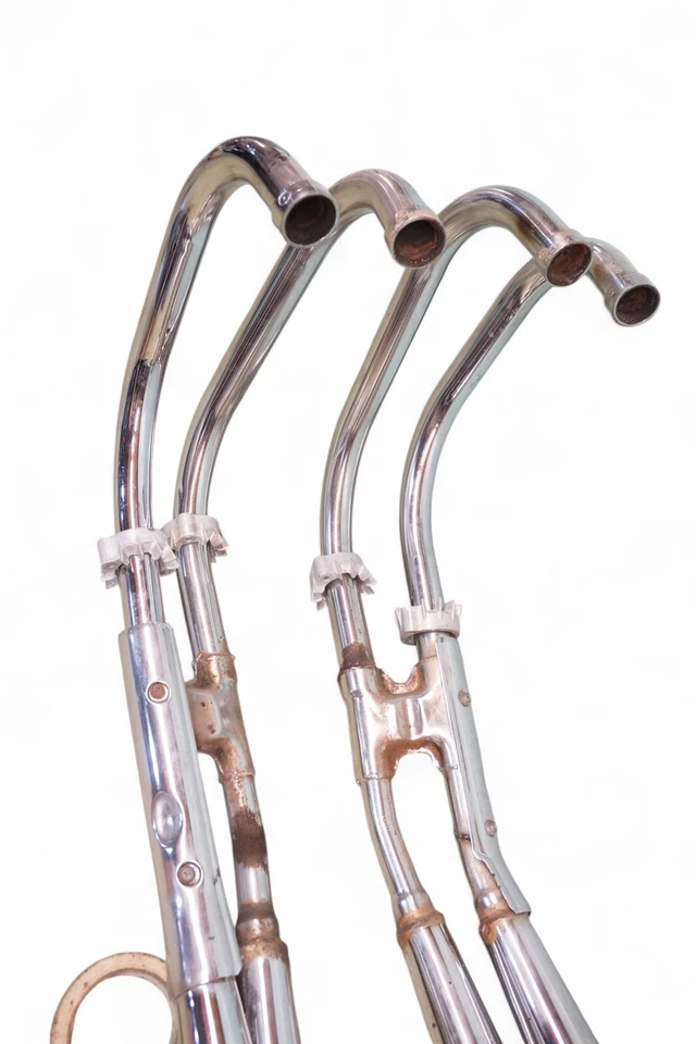 Silenciadores de escape SANKEI lado izquierdo derecho 1981 Honda CB650C personalizados *2453 #3 Foto 2 de 4