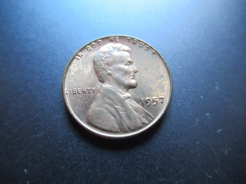 1957-P Lincoln Wheat Penny Cent BU UNC Free Shipping