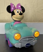 VTech Go! Go! Smart Wheels Minnie Mouse 3” Car with Lights & Music Shop With Me