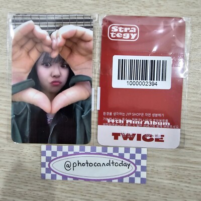 TWICE STRATEGY POP-UP STORE IN SEOUL LUCKY DRAW PHOTOCARD MERCH