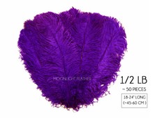 1/2 lb. 18-24" Purple Ostrich Wing Plumes Wholesale Feathers Centerpiece Costume