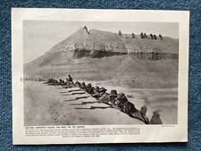 Australian Light Horse, at Ghoraniye in 1918, in  WW1, Vintage Print
