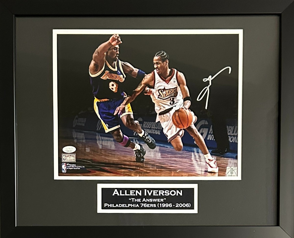 Allen Iverson autographed signed framed 11x14 photo Philadelphia  