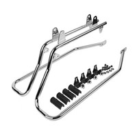 Seitenkoffer-TräGer FüR Harley Davidson Softail Bad Boy 95-98 Chrom