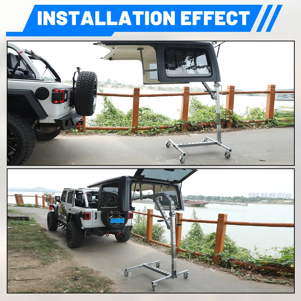 Upgraded Fit Jeep Wrangler Ford Bronco Hardtop Removal Movable Lift Car Tool - Изображение 4 из 4