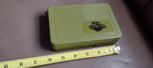 Antique White River Fly Rod Bug Frog Lure Case – Vintage Fishing Collectible - Picture 10 of 10