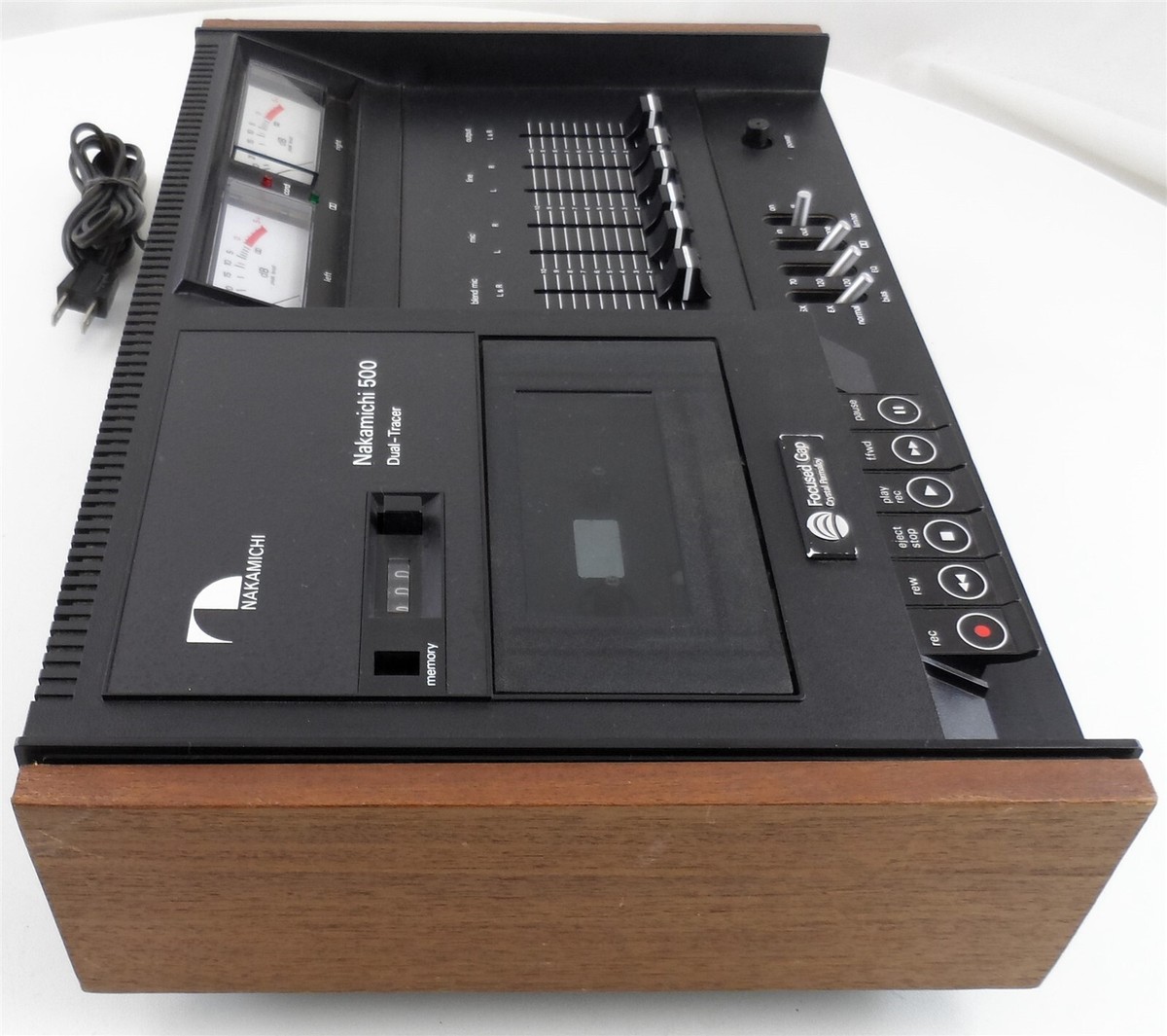 Nakamichi 500 Dual-Tracer Cassette Recorder for Parts or Nakamichi 500 Dual-Tracer Cassette Recorder for Parts or
