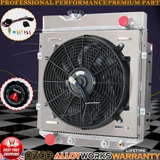 251 4 Row Radiator Shroud Fan For 60-66 Ford Mustang Falcon /61-65 Mercury Comet