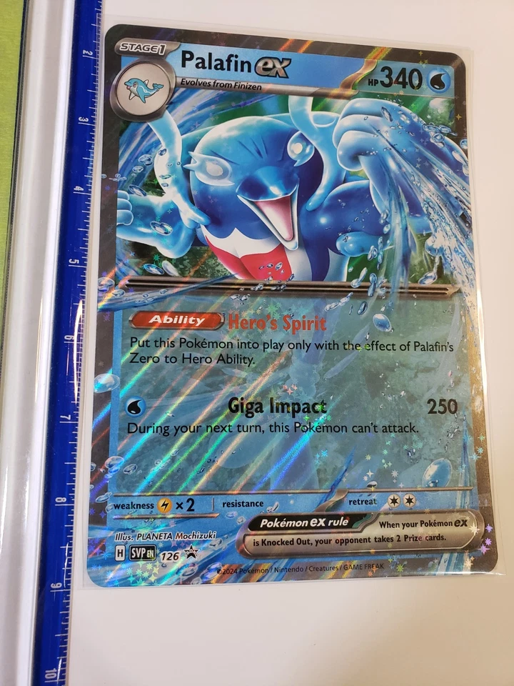 Pokemon Palafin ex 126 Jumbo Cards Holo - Image 2 of 4