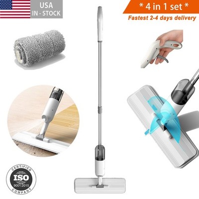 New All-in-One Spray Mop Floor Cleaner   Includes 2 Washable Microfiber Pads