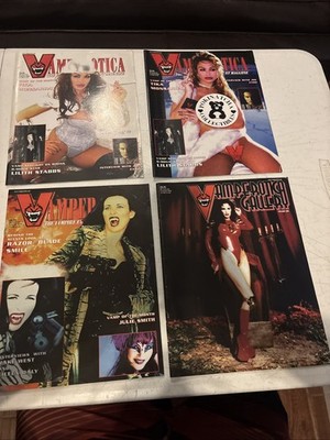 4 issues of Vamperotica Magazine/ issues Vol.1, Vol.2#1 x2 (variant Cover), #8