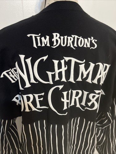Disney Parks Jack & Sally Spirit Jersey Size Sm Nightmare Before Christmas - Picture 5 of 9
