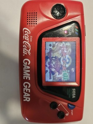 SEGA Game Gear Coca-Cola Edition Portable Color Display Red