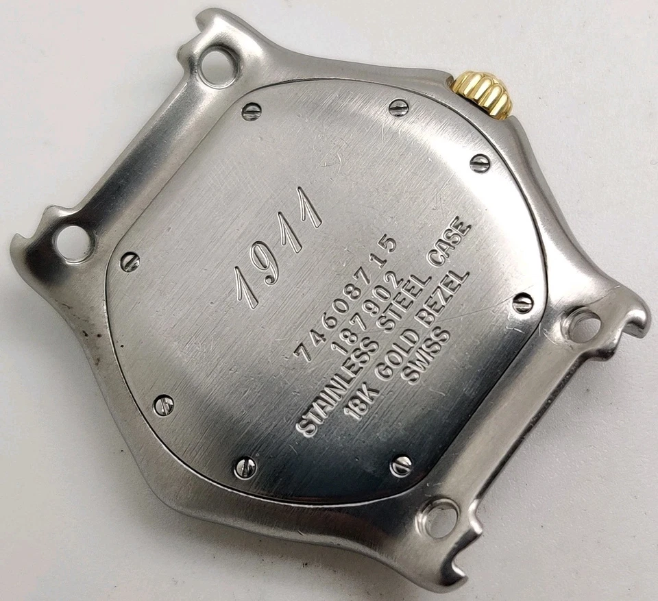 Vintage Ebel 1911 Cal. 687 7 jewel wrist watch running For Repair 35mm - Image 4 of 4