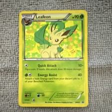 Pokémon Leafeon BW87 Promo Card - Stage 1, 90 HP, Quick Attack, 2012 on eBay