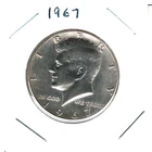 1967 Kennedy Half Dollar (Condition  AU)