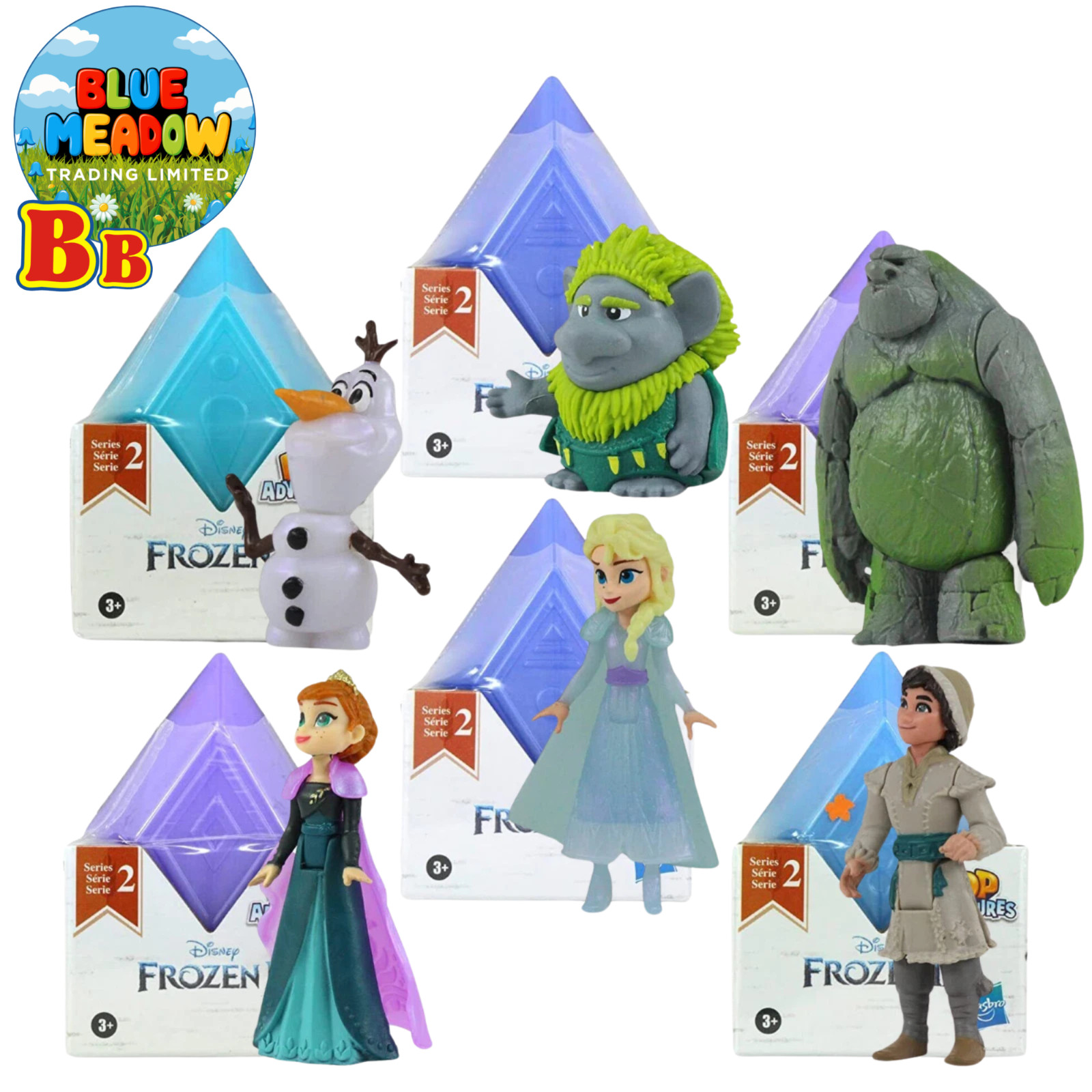 Disney Frozen 2 Pop Adventures Series 2 Blind Boxes Identified Set of 6 as shown
