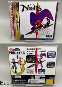 Nights into dreams & Multi Controller With Box GS-9095 &Power Memory Sega Saturn