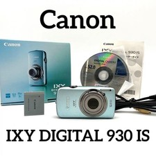 Canon IXY DIGITAL 930 IS Blue Compact Digital Camera Tested Working Japan