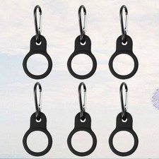 6pcs Water Bottle Carrier Clip Silicone Holder Hanging Buckle for Outdoor Use