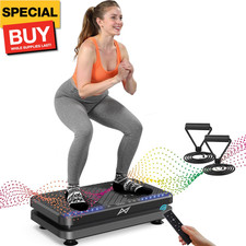 Vibration Plate Fitness Platform Exercise Machine Vibrating Shaking Full Body Sh
