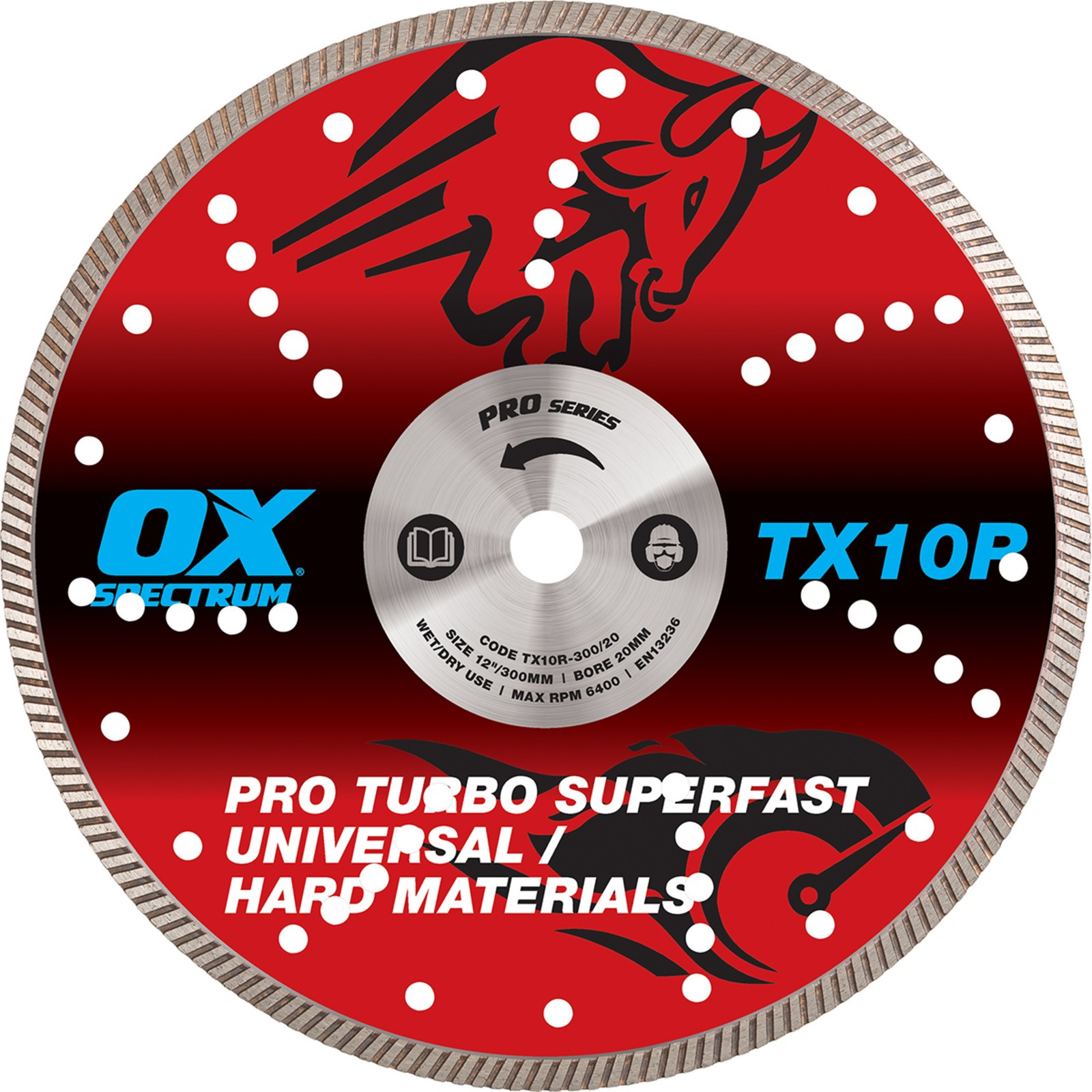 Spectrum Pro Universal 300mm Diamond Blade OX-TX10R-300/20 - Image 5