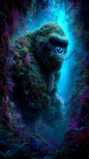 8 Jungle - Digital Image Picture Phone Background AI Art, 8 images