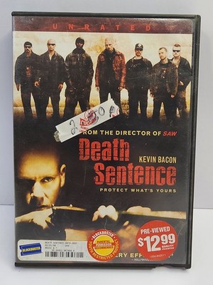 Death Sentence DVD Kevin Bacon Unrated Edition Widescreen James Wan Blockbuster