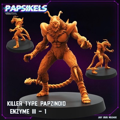 Cyberpunk | Killer Typ Papzinoid Enzyme III | Guyver - Papsikels Miniatur - 3D