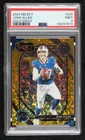 2024 Panini Select Football Gold Disco Josh Allen #225 PSA 9