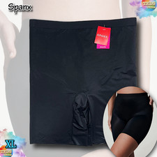 NWD Spanx Women's XL Invisible High-Waisted Mid-Thigh Short 10234R Black