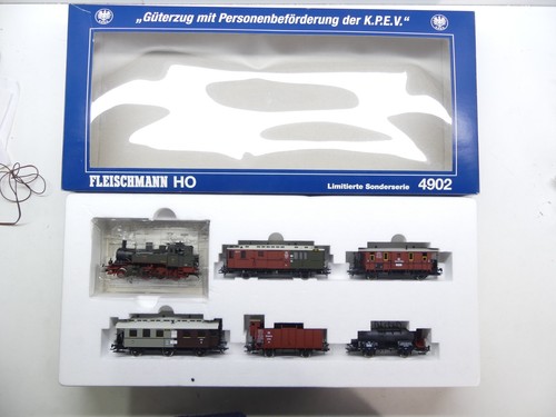 Fleischmann H0 4902 Personenzug-Set, KPEV, DC, Licht, DSS, NEM, NEU in OVP#67940 | Zustand: Gebraucht