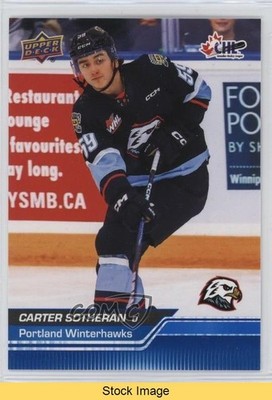 2023-24 Upper Deck CHL Blue Carter Sotheran #145 READ 16uw