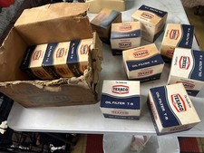 Texaco Case Of 11 Vintage Oil Filters T-8 Gas Station Oil Can Texaco Case Of 11 Vintage Oil Filters T-8 Gas Station Oil Can